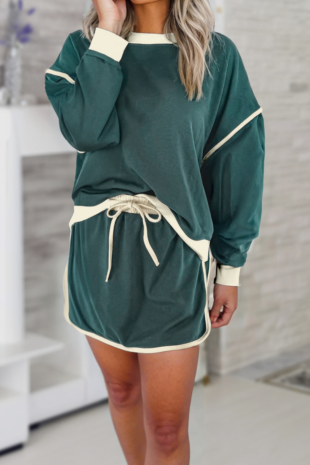 Evergreen Comfy Skort Set