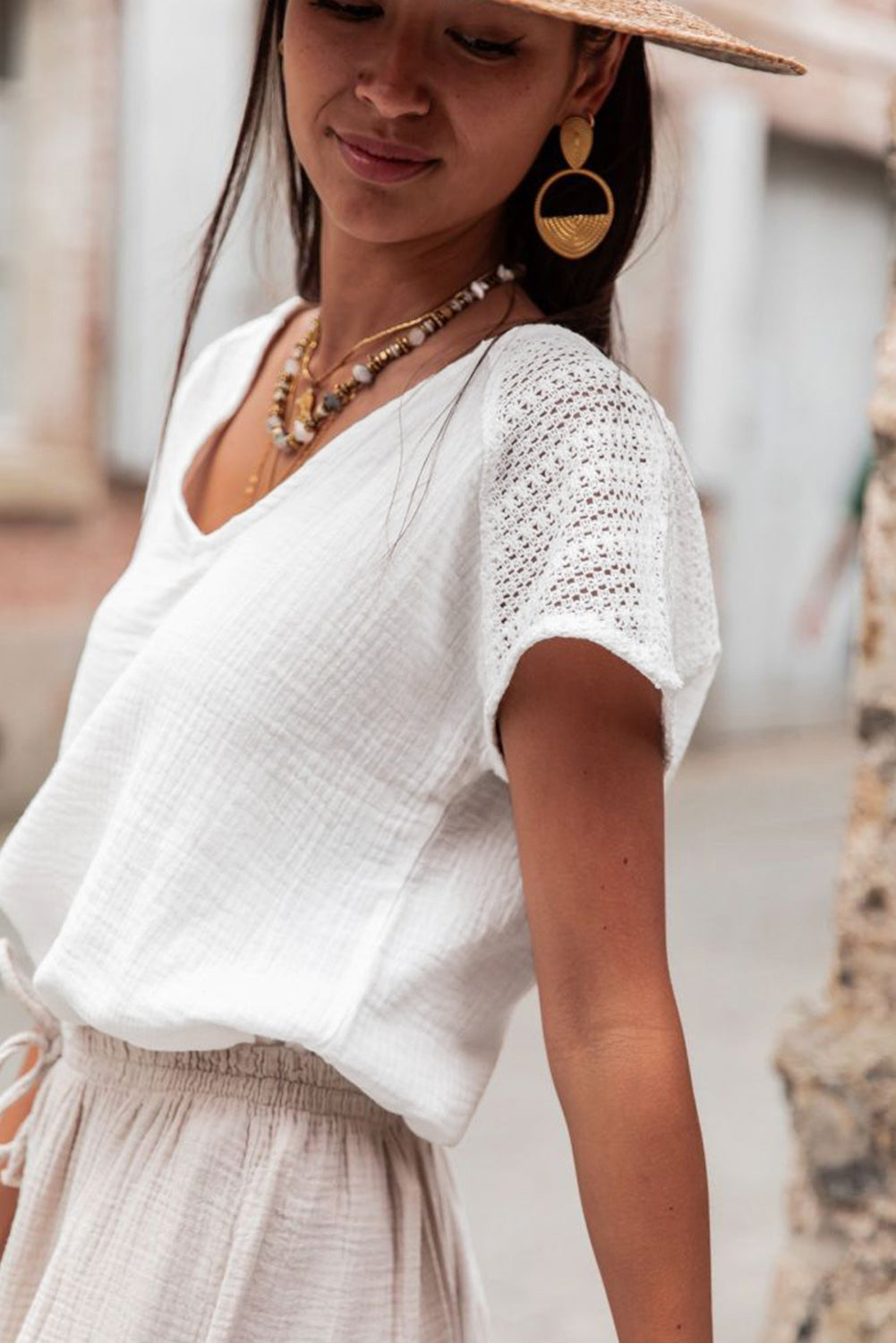 Lace Crochet Shirt