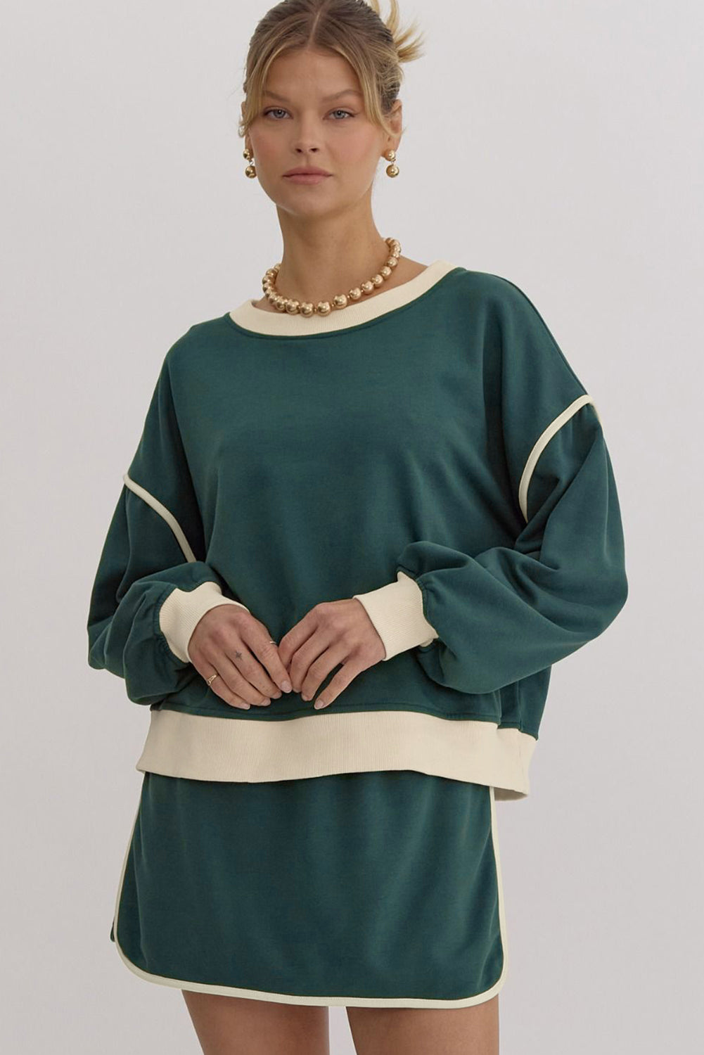 Evergreen Comfy Skort Set