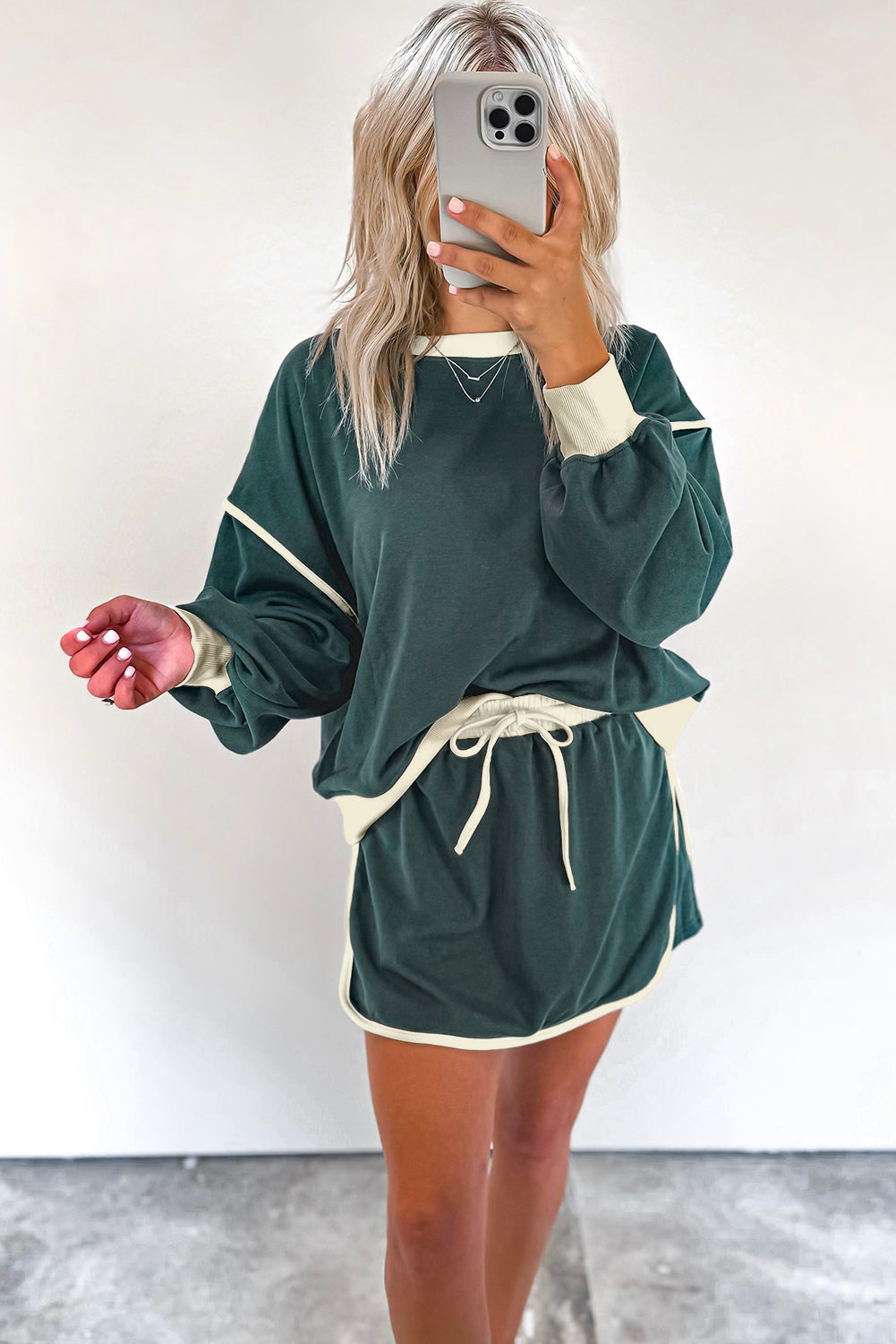 Evergreen Comfy Skort Set