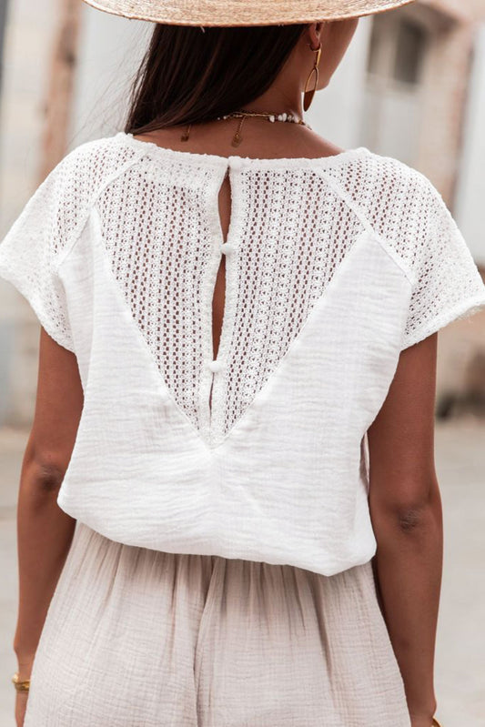 Lace Crochet Shirt