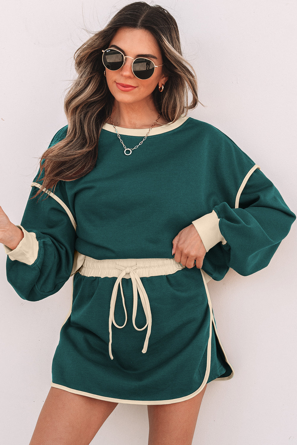 Evergreen Comfy Skort Set