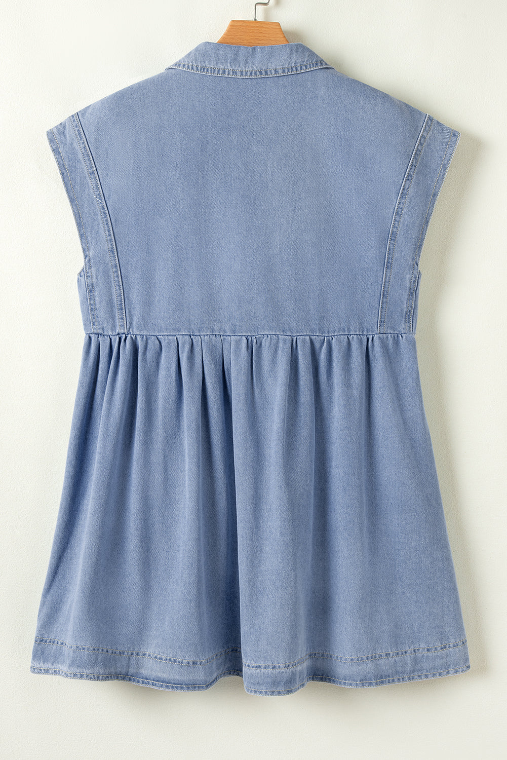 Beau Blue Lapel Dress