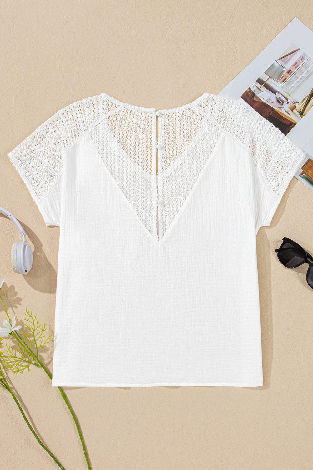 Lace Crochet Shirt