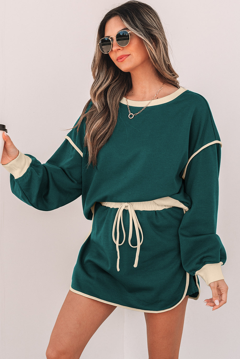 Evergreen Comfy Skort Set