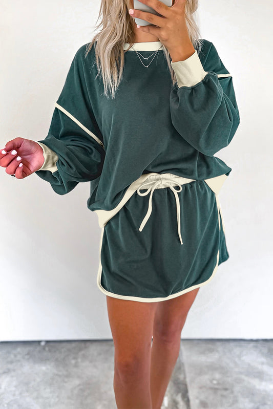 Evergreen Comfy Skort Set