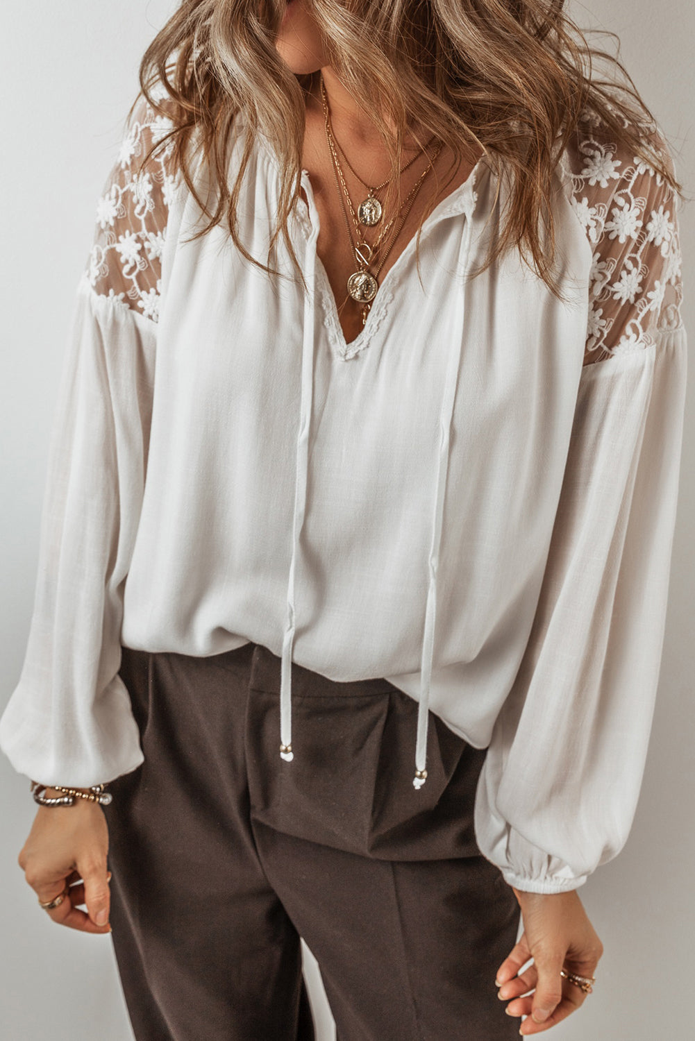 Romantic Lace Charm Blouse