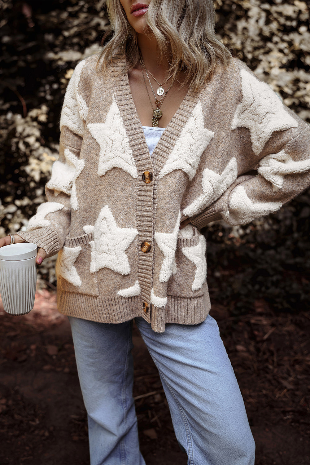 Sherpa Star Cardigan