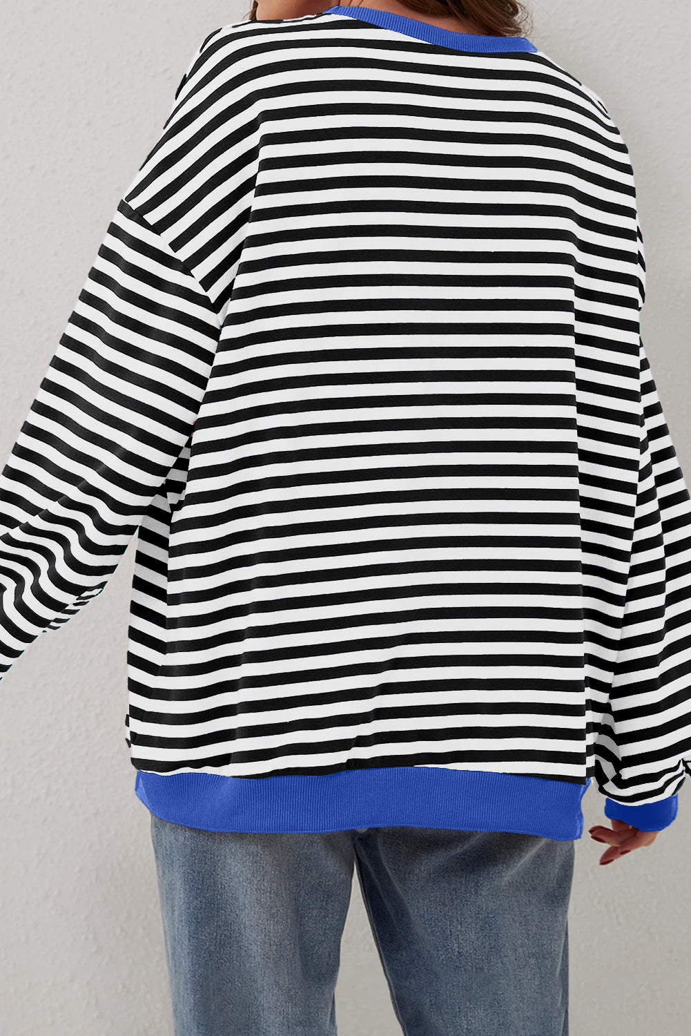 Cozy Striped Relaxation Sweater