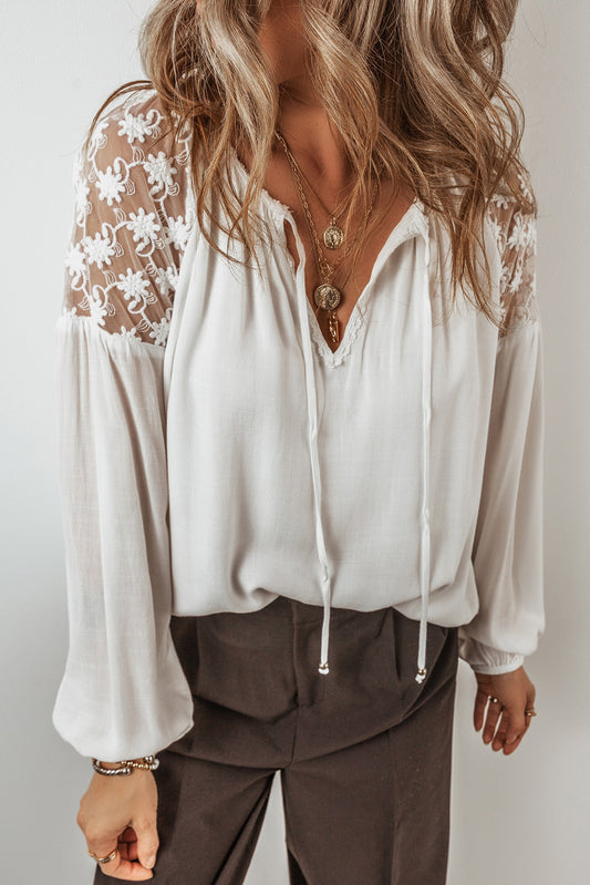 Romantic Lace Charm Blouse