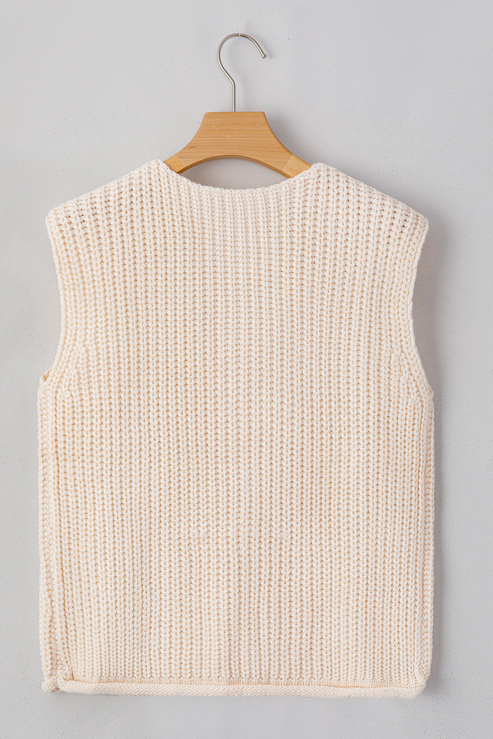 Cozy Buttoned Knit Vest