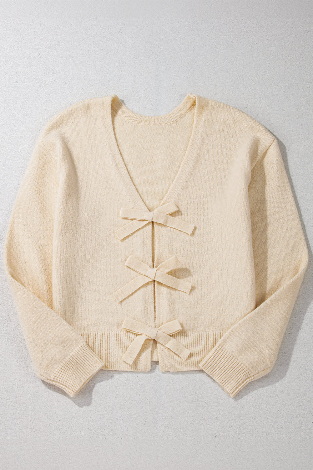 Bowknot Front Cardigan