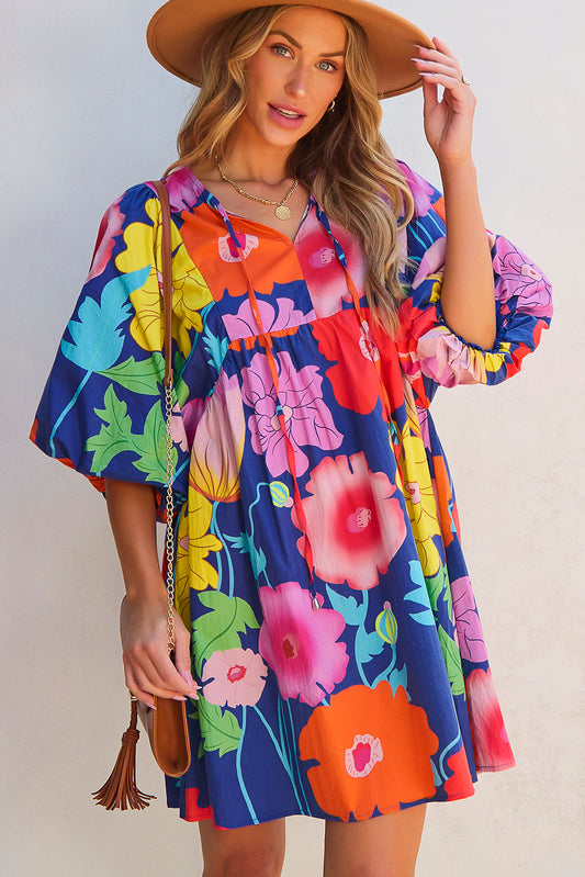 Floral Babydoll Dress