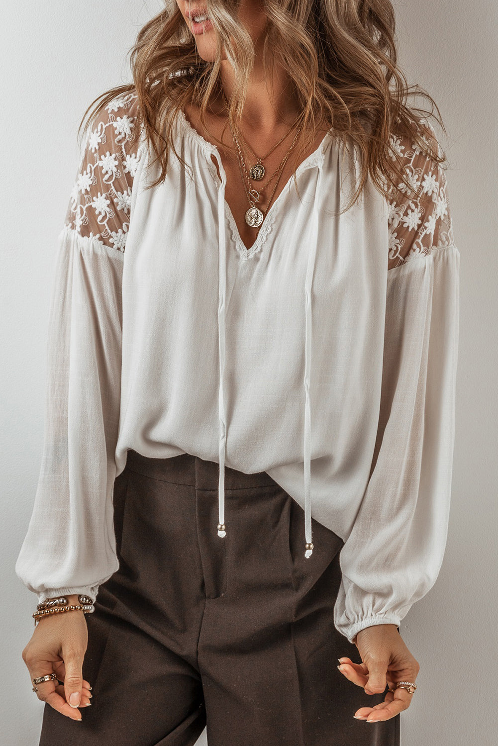 Romantic Lace Charm Blouse