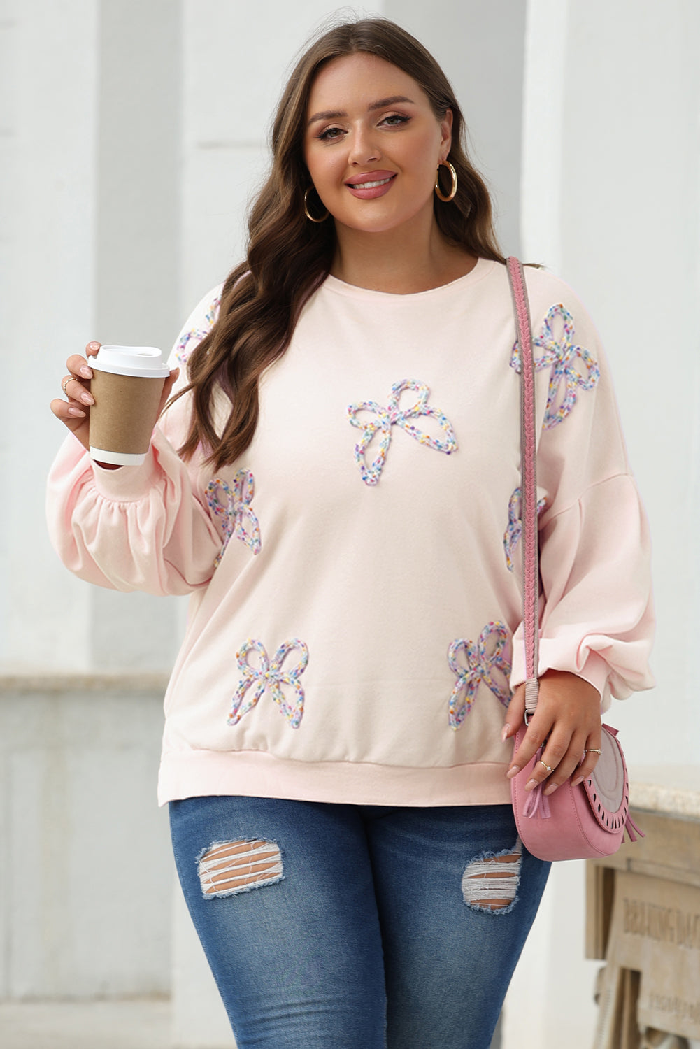 Bow Sleeve Pullover