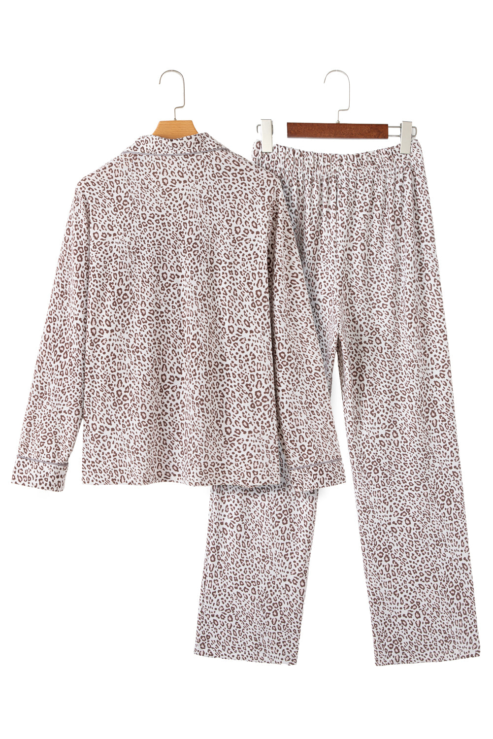 White Leopard Pajamas Set